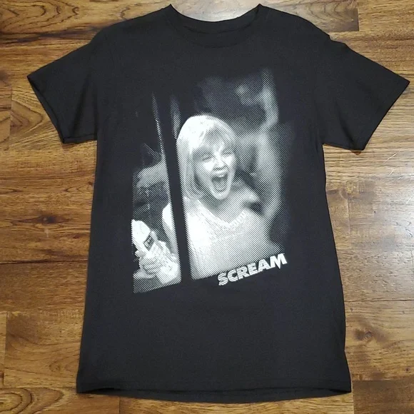 Adult unisex Miramax Scream printed black tshirt size S - Picture 1 of 4